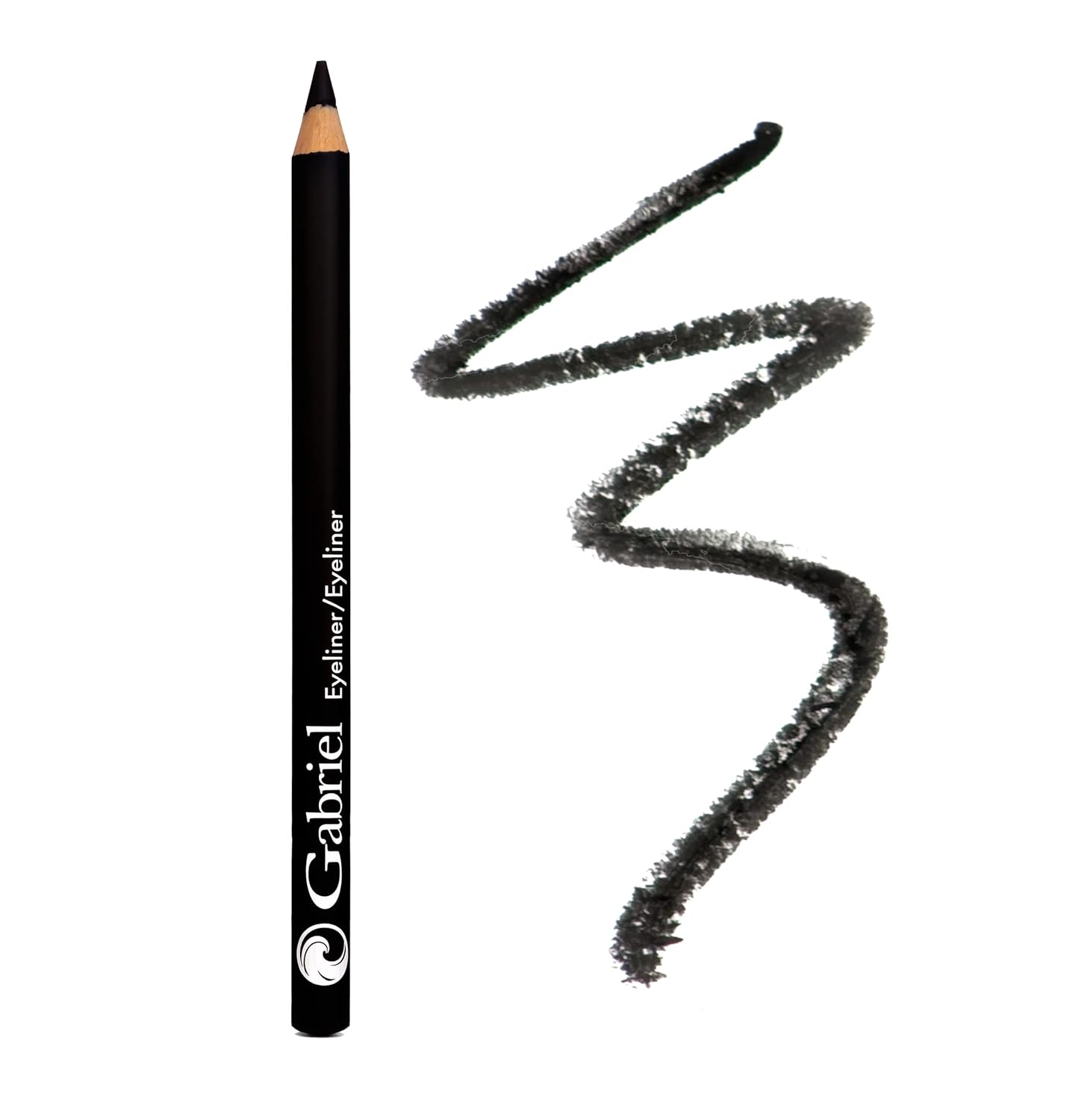 Gabriel Cosmetics Classic Eyeliner (Black), Natural Eye Liner, Paraben Free, Vegan, Gluten-Free, Cruelty- Free, Non Gmo, Long Lasting, Infused With Jojoba Seed Oil, Super Smooth, 0.04 Oz