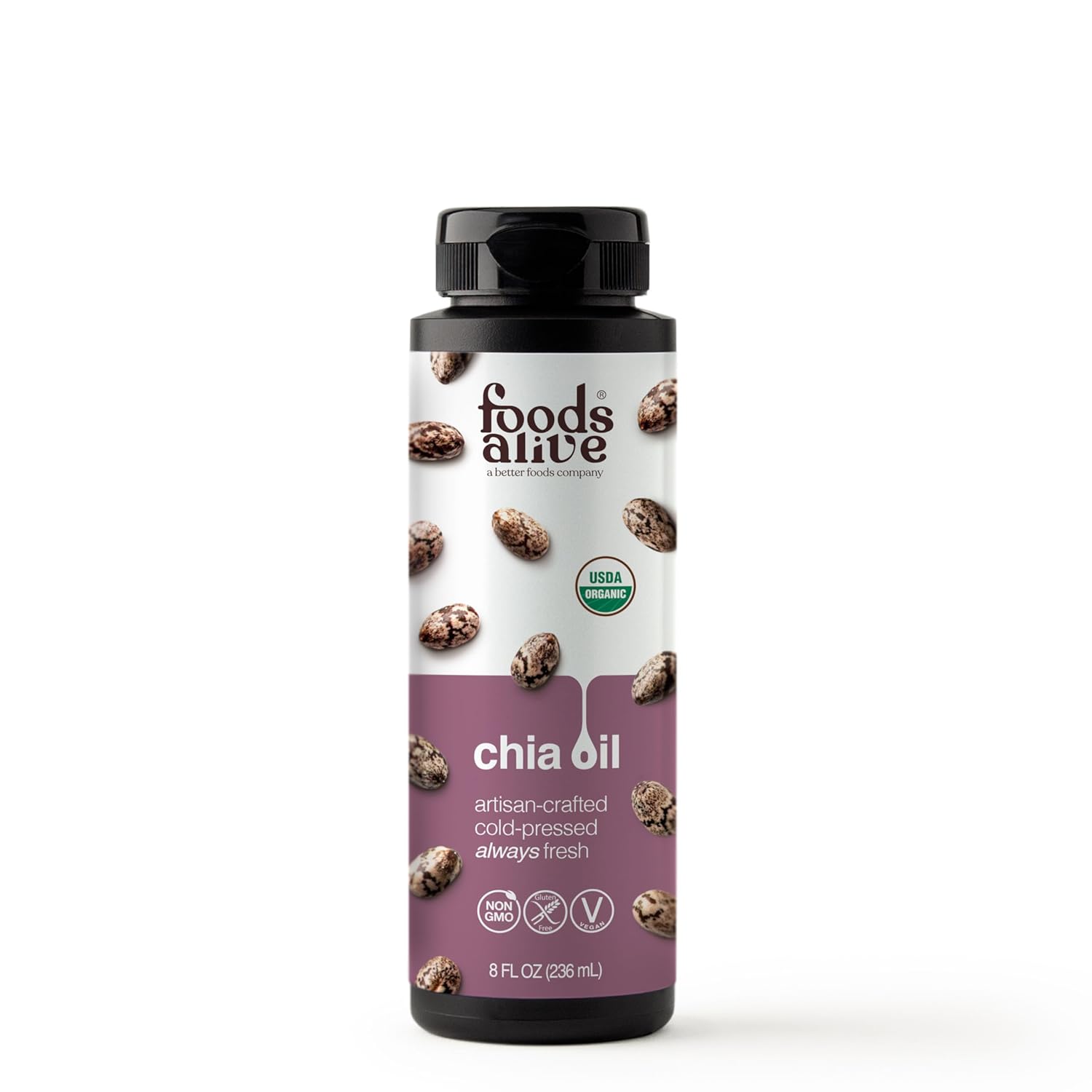Foods Alive | Organic Chia Oil | 16 Oz