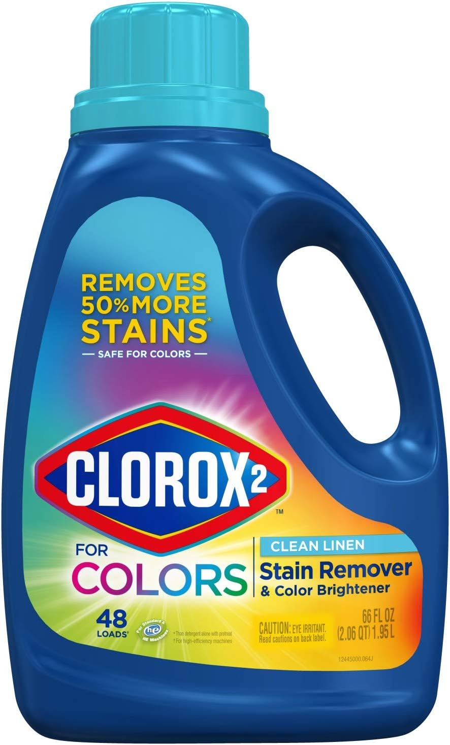 Clorox 2 for Colors 3-in-1 Laundry Additive, Clean Linen, 66 Fluid Ounces (Package May Vary)