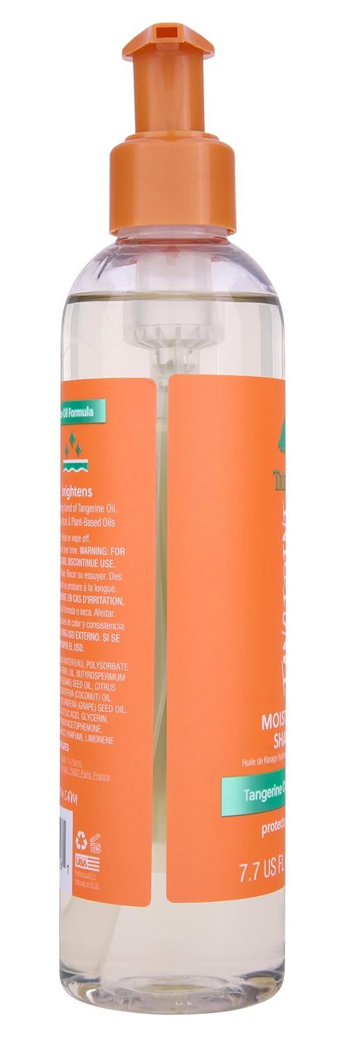 Tree Hut Bare Tangerine Moisturizing & Hydrating Bare Shave Oil | Made With Soothing Jojoba Oil | Gel-To-Oil Formula Helps Prevent Razor Bumps, Ingrown Hairs, & Skin Irritation | 7.7 Fl Oz
