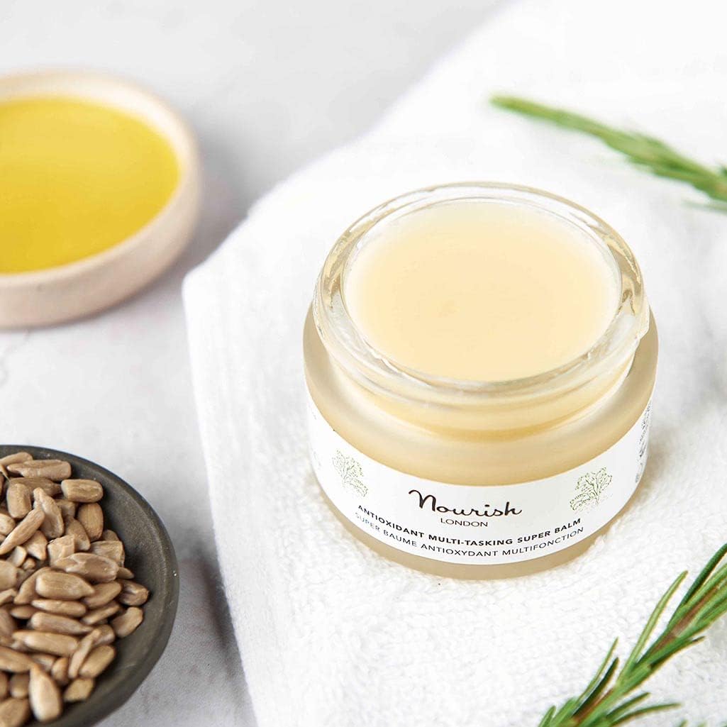 Nourish London Antioxidant Multi-Tasking Super Balm 50ml | All-in-One Anti Ageing Beauty Balm | Natural Plant Oils | Cruelty-Free | 100% Vegan : Amazon.co.uk: Beauty