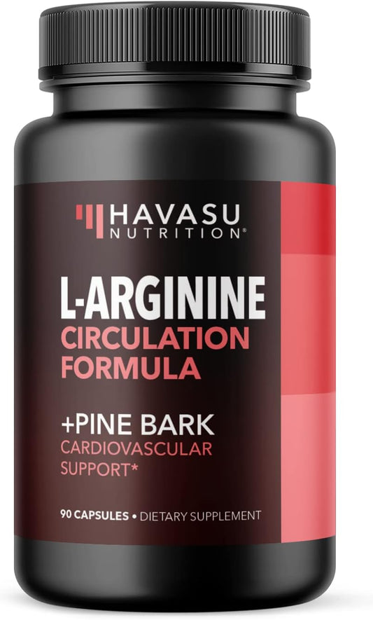 L Arginine Pine Bark Extract Capsules - Potent 2X Formula Nitric Oxide Supplement For Men With 1800Mg Larginine And 100Mg French Pine Bark - Endurance Performance Recovery - 90 Count 1-Month Supply