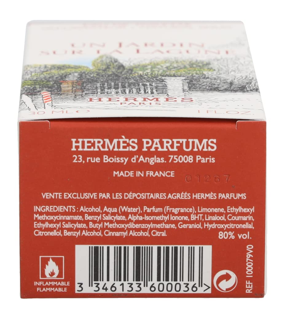 Un Jardin Sur La Lagune By Hermes For Women 1.0 Oz Eau De Toilette Spray : Beauty & Personal Care
