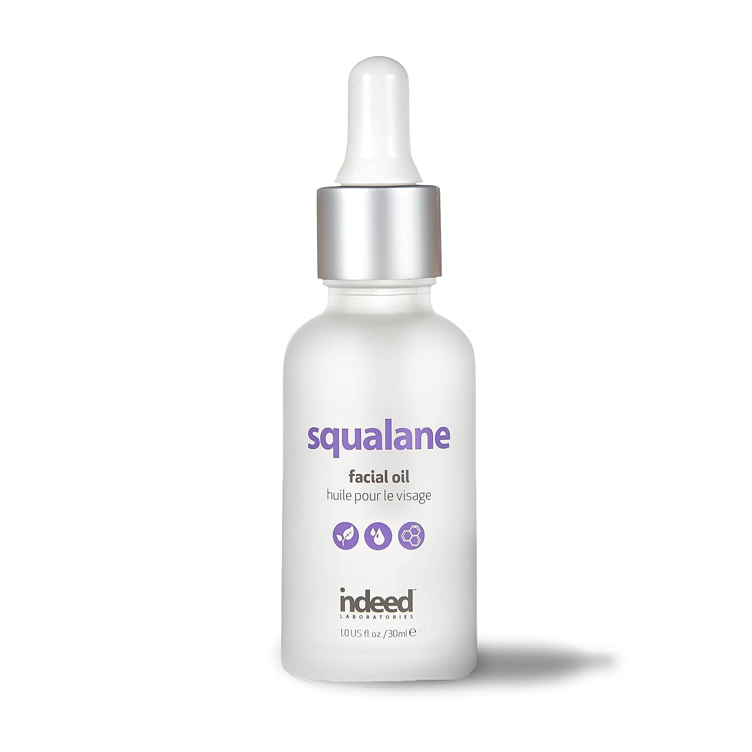 Indeed Labs Squalane Facial Oil, Lightweight, Non-Greasy, Natural Moisturizing Oil For Face And Body, 1.0 Fl Oz (30 Ml)