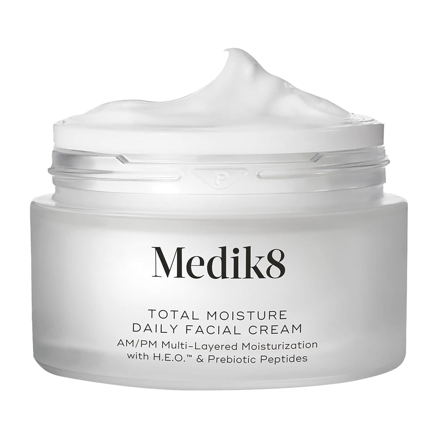 Medik8 Total Moisture Daily Facial Cream - Hydrating Peptide Face Moisturizer With Hyaluronic Acid - Plumps Skin - Supports Skin Barrier - 1.6 Oz