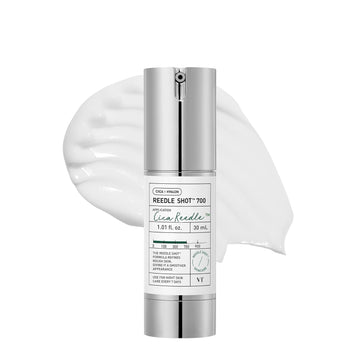 Vt Cosmetics Cica Reedle Shot 700, Spot Treatment Exosome, Microneedling Serum, Centella Asiatica, Hyaluronic Acid, Exfoliation, Soft & Glass Skin, Korean Skin Booster, Valentine Gift 1Fl Oz (30Ml)