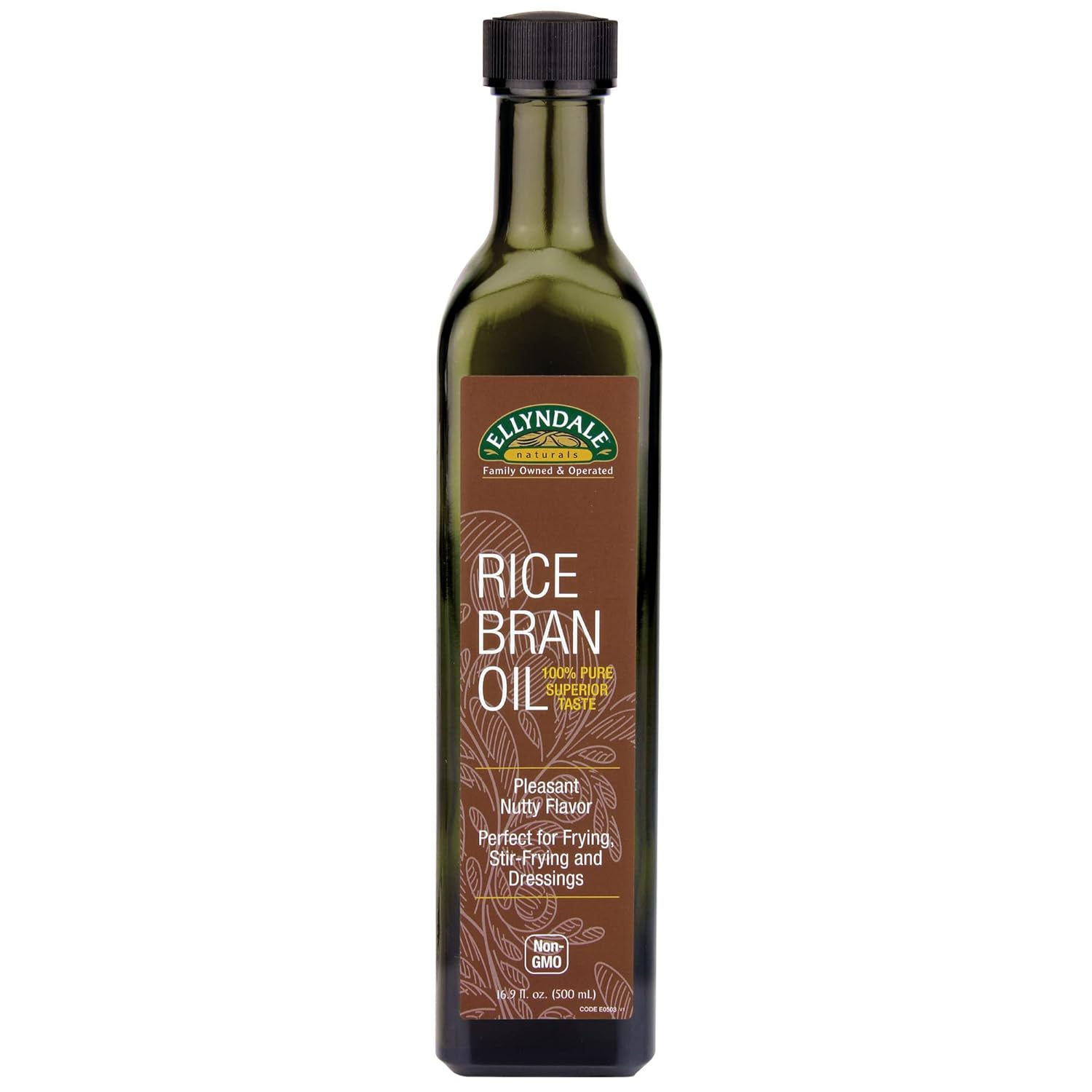NOW Foods, Rice Bran Oil, 100% Pure for Superior Taste, Pleasant Nutty Flavor, Perfect for Frying, Stir-Fry, and Dressings, Certified Non-GMO, 16.9-Ounce