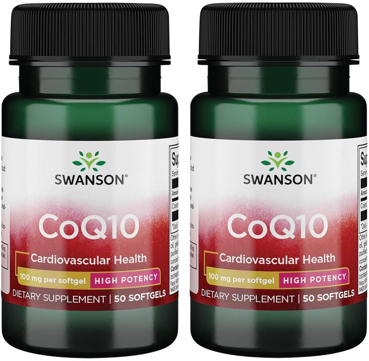 Swanson Coq10 100 100 Milligrams 50 Sgels (2 Pack)