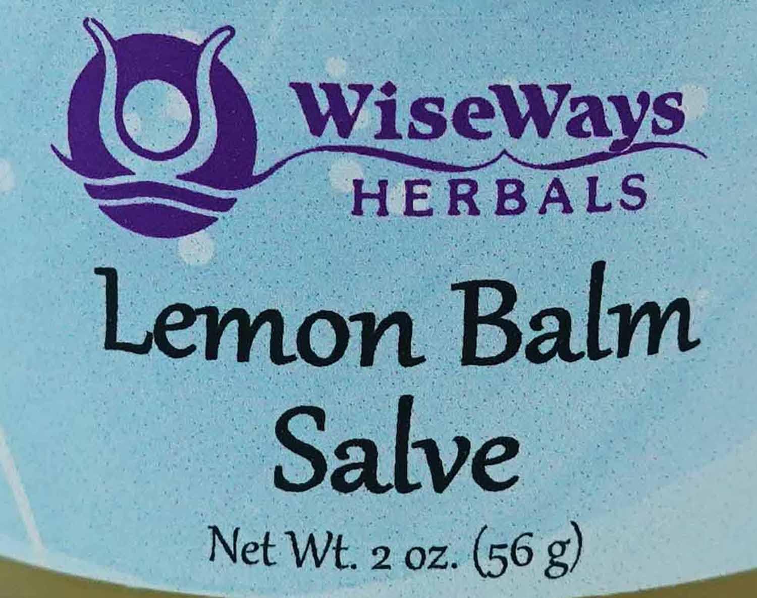 Wiseways Herbals: Salves For Natural Skin Care, Lemon Balm Salve 2 Oz : Health & Household