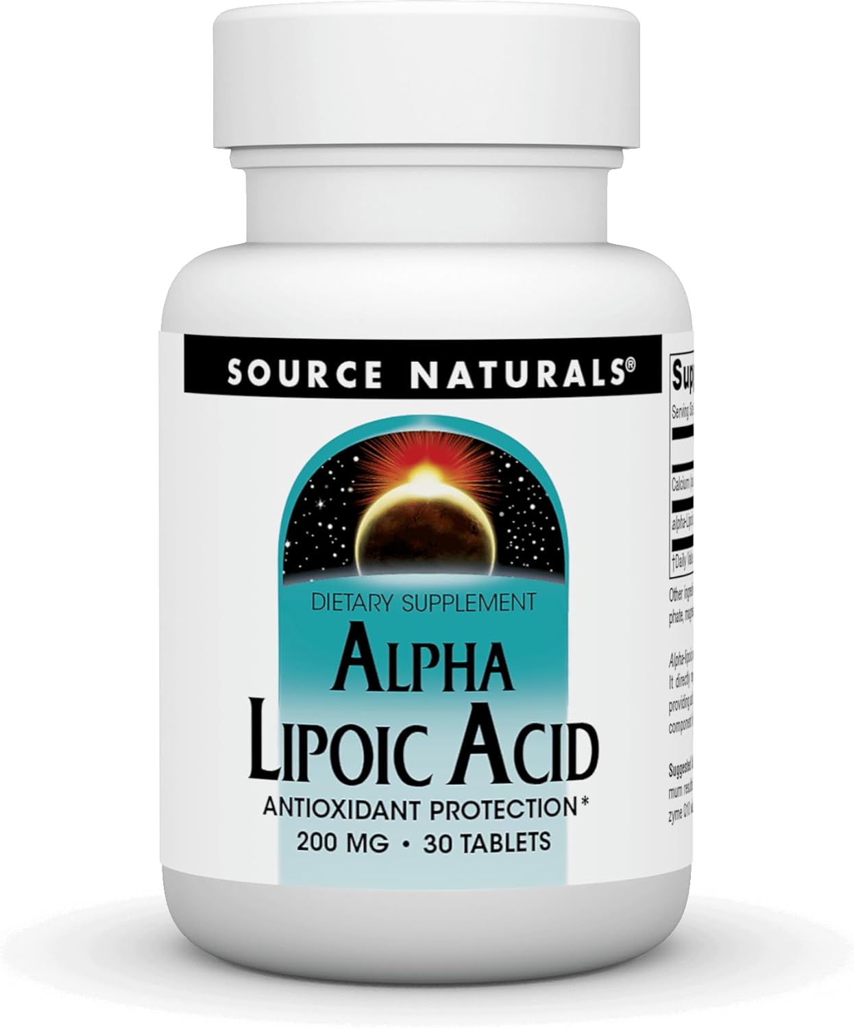 Source Naturals Alpha Lipoic Acid, 200 mg - 30 Tablets