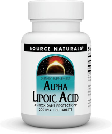 Source Naturals Alpha Lipoic Acid, 200 mg - 30 Tablets