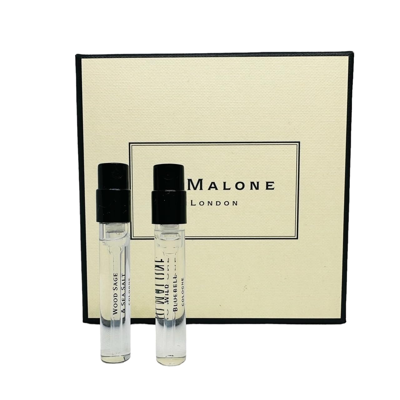 Jo Malone London Scent Pairing Duo Wild Bluebell + Wood Sage & Sea Salt Sample Vial 0.05Oz/ 1.5Ml Ea : Beauty & Personal Care