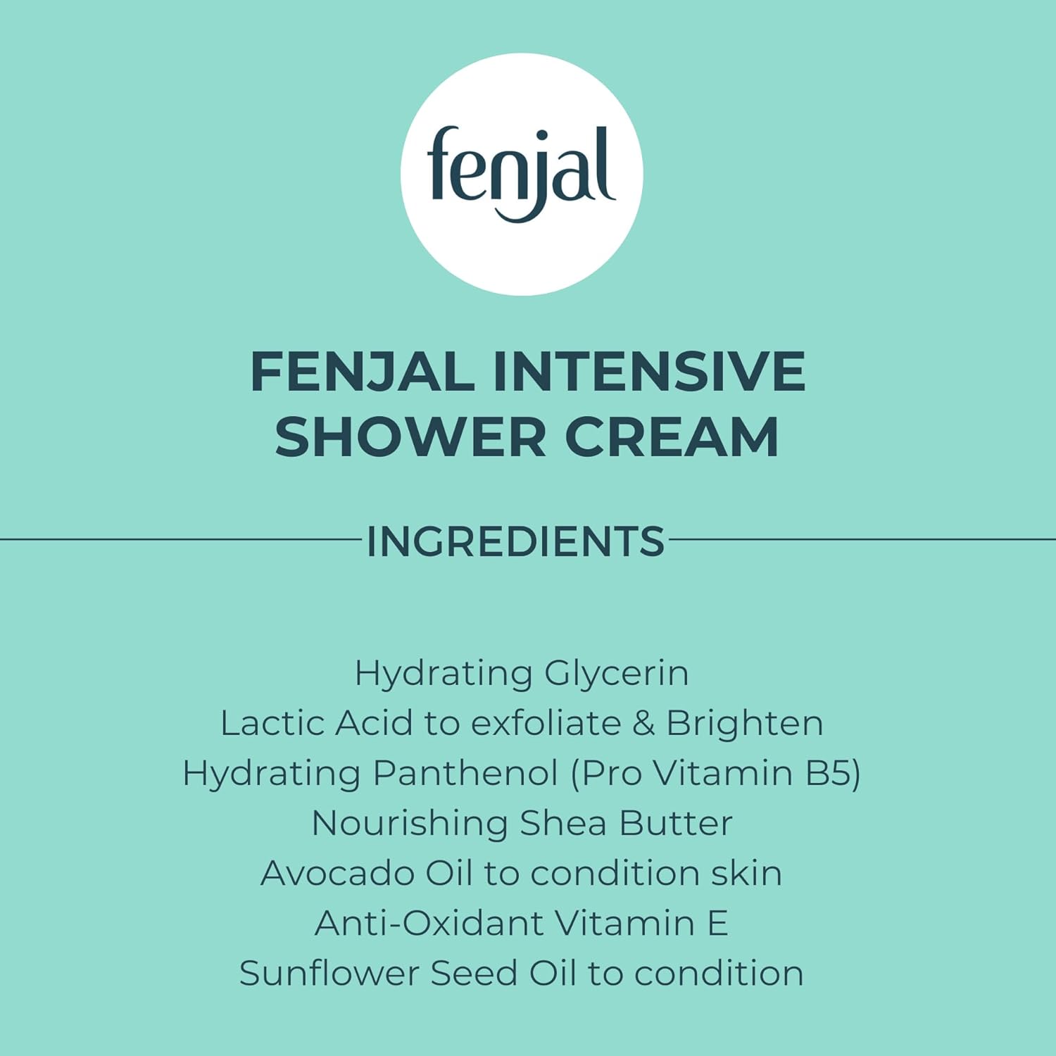 Fenjal Intensive Body Shower Creme, Exfoliating, Brighter & Nourished Skin, Bergamot & Vanilla, 200 ml : Amazon.co.uk: Beauty
