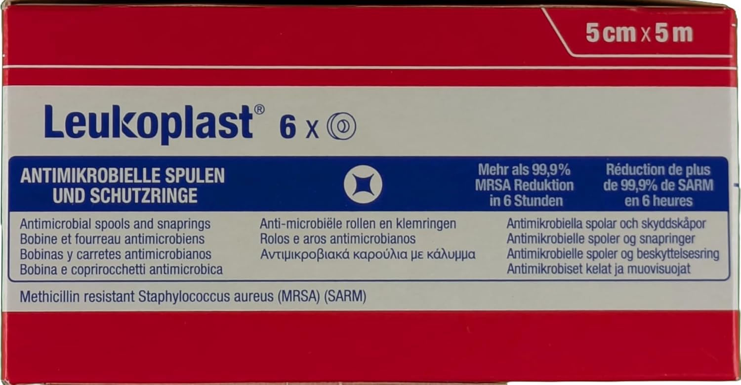 Leukoplast Fixierpflaster 5 Cm X 5M, 1 Pcs. Plaster