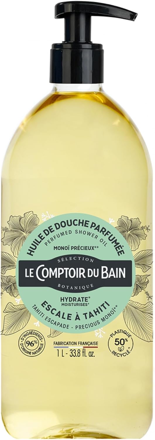 Le Comptoir Du Bain Tahitian Tahitian Steps Shower Oil 1 Litre
