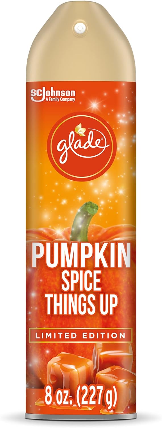 Glade Air Freshener, Room Spray, Pumpkin Spice Things Up, 8 Oz