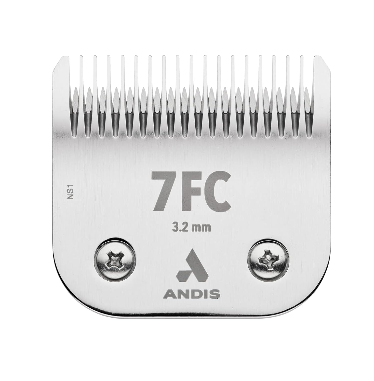 Andis 72600 Ultraedge Detachable Dog Clipper Blade - Constructed Of Carbonized Steel, Specialized Hardening Process For Long Cutting Life - 1/8-Inch-Long Hair Cutting - Size-7Fc, Chrome