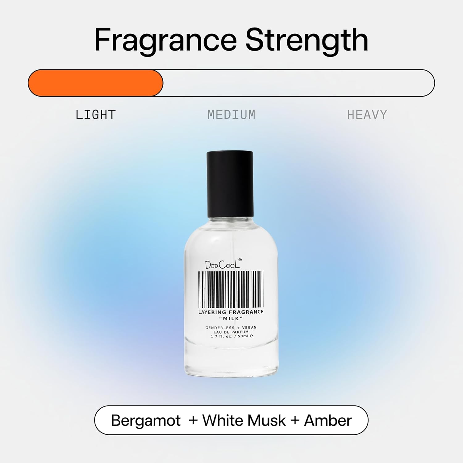Dedcool Eau De Parfum (Xtra Milk - 1.7 Fl Oz) With Notes Of Bergamot, White Musk, Amber, Clean, Perfume For Men & Women, Long Lasting, Luxury Fragrance, Non-Toxic, Genderless, Vegan, Fragrance For All : Beauty & Personal Care