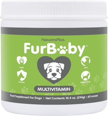 Naturesplus Furbaby Multivitamin For Dogs - 10.4 Oz - Supports Joint Health, Immune Function, Healthy Coat & Energy Production - Non-Gmo - 60 Servings