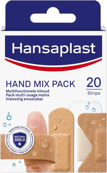 Hansaplast Hand Mix Pack 20 Strips