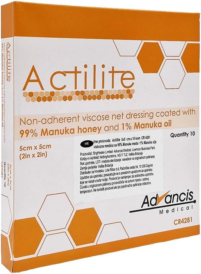 Advancis Medical 99Xx9150 Actilite Dressing Pad, 5Cm X 5Cm, Pack Of 10