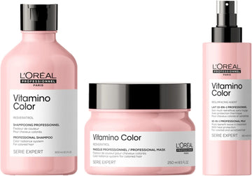 L'Oréal Professionnel Serie Expert Vitamino Color Shampoo, Mask And 10-In-1 Spray Trio