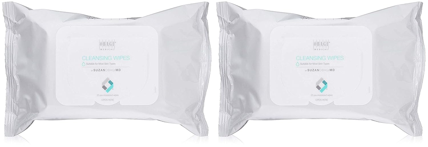 Obagi medical Cleansing Wipes, Pack of 2 : Beauty & Personal Care