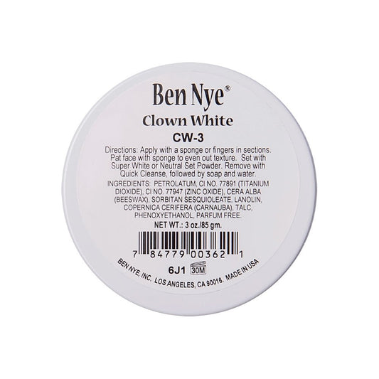 Ben Nye Clown White Makeup ,3 Oz