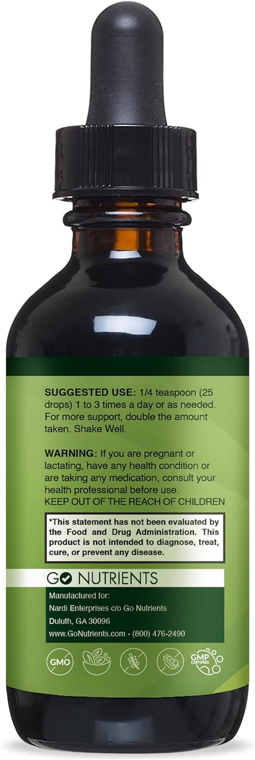 Go Nutrients Prostate Edge Prostate Support Supplement for Mens Health with Pygeum, Saw Palmetto Extract, Stinging Nettle Root & More Reduce Bathroom Trips, Better Bladder Emptying 2oz | 48 Servings