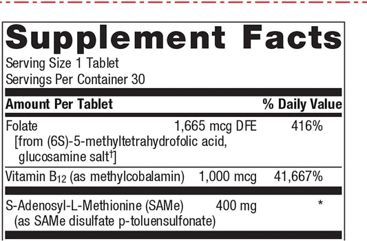 Metagenics Blisphora -Formulated To Support Healthy Mindset & Methylation - Features Same & Body-Ready Folate & Vitamin B12-30 Servings