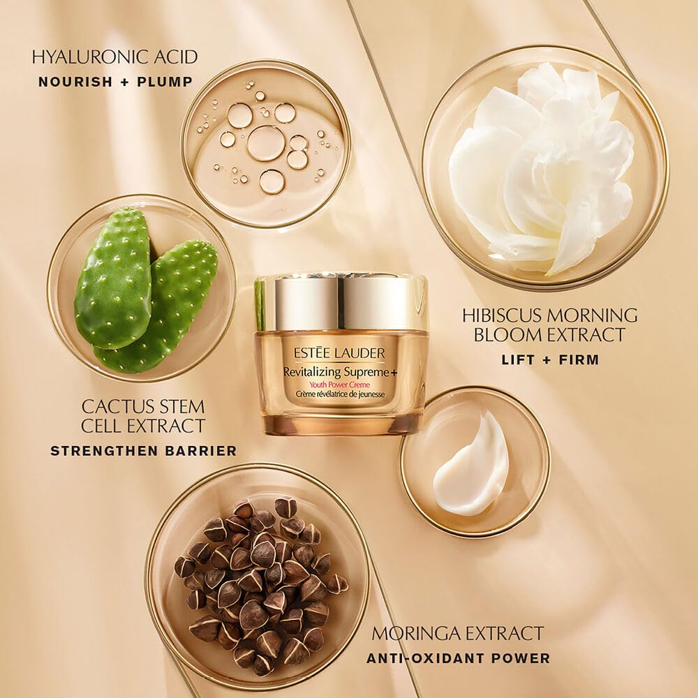 Estée Lauder Revitalizing Supreme+ Youth Power Cream | Face Moisturizer With Hyaluronic Acid & Peptides | Anti-Aging, 1 Ounce : Beauty & Personal Care