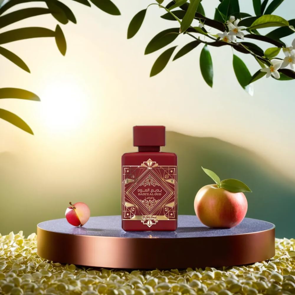 Lattafa Bade'E Al Oud Sublime - Tropical, Fruity, Fresh, Vanilla - Eau De Parfum Long-Lasting Fragrance For Unisex, 3.40 Ounce / 100 Ml : Beauty & Personal Care