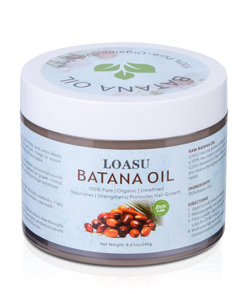 Dr Sebi Organic Batana Oil For Hair Growth - 100% Pure, Unrefined And Raw, Repairing Damaged Hair And Split Ends, Suitable For Men & Women, 8.43 Oz