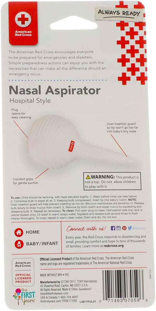 First Years Y7059 American Red Cross Hospital Style Nasal Aspirator