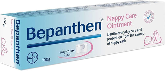 Bepanthen Nappy Care Ointment | Nappy Cream with Provitamin B5 | Suitable for Newborns Skin, 100g