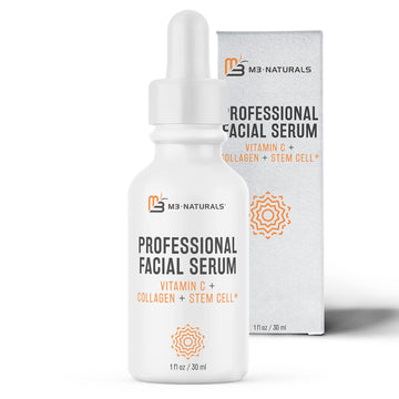 Vitamin C Face Serum - Anti Aging Dark Spot Remover And Vitamin C Serum | Hydrate With Vitamin C Serum For Face, Facial Serum Infused With Vitamin C Oil - Ultimate Serum For Face Care By M3 Naturals