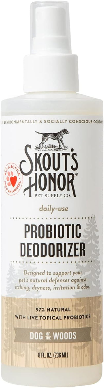 SKOUT'S HONOR Probiotic Daily Use Dog of The Woods Deodorizer, 8 fl. oz, 8 FZ