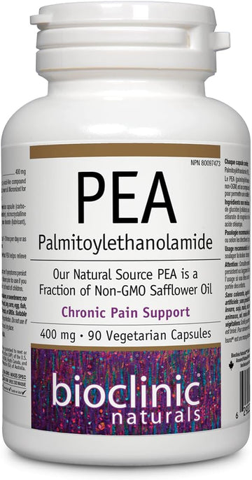 Bioclinic Naturals Pea Palmitoylethanolamide 400 Mg 90 Vegetarian Capsules