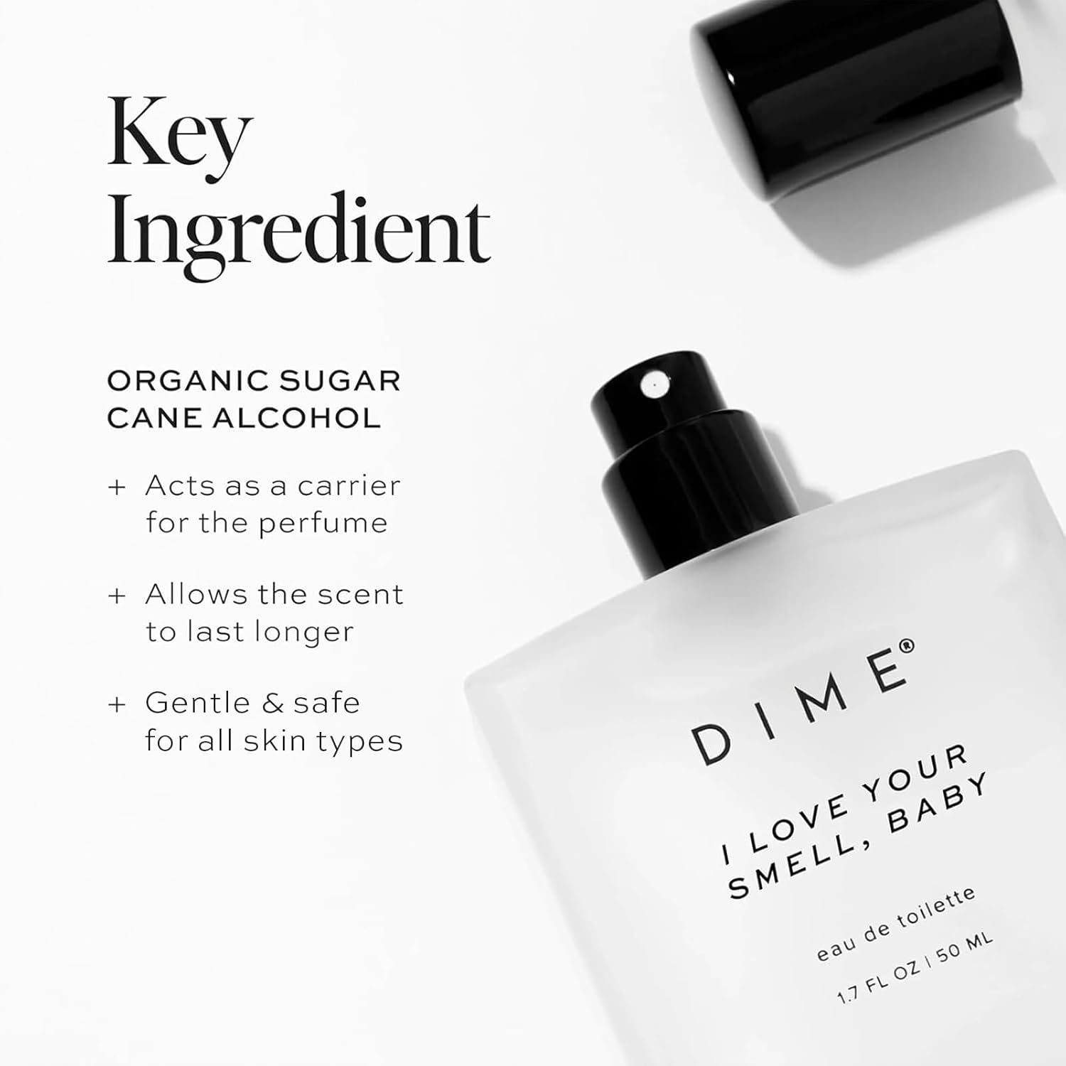 Dime Beauty Perfume I Love Your Smell, Baby, 0.34 Oz / 10 Ml - Sweet Floral Scent, Hypoallergenic, Clean Perfume, Eau De Toilette For Women : Beauty & Personal Care