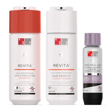 DS Laboratories Revita Shampoo and Conditioner Set & Spectral.CSF Hair Serum - Hair Thickening Shampoo & Conditioner & Hair Growth Serum for Hair Loss Support, Hair Regrowth Serum, Thinning Hair Growt