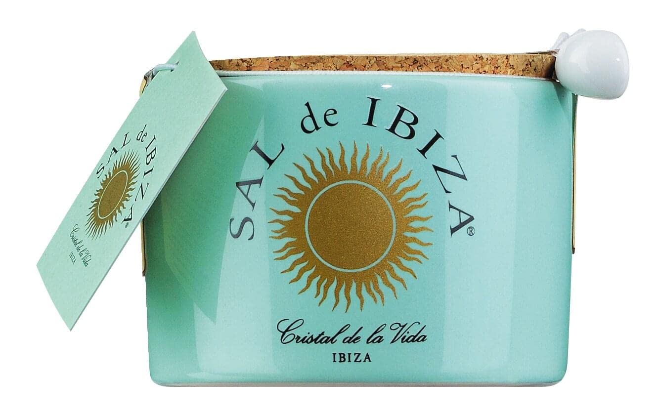 Sal De Ibiza Fleur De Sel Im Steintopf