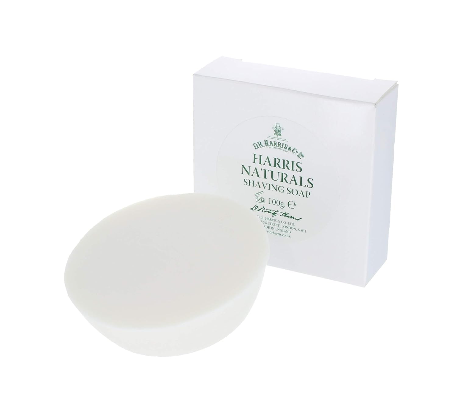 D.R. Harris Naturals Shaving Soap Refill For Wooden Bowl : Beauty & Personal Care