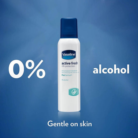 Vaseline Active Fresh Anti-Perspirant Deodorant Aerosol 150Ml