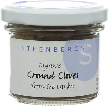 Steenbergs Organic Ground Cloves Powder Standard Jar 48G