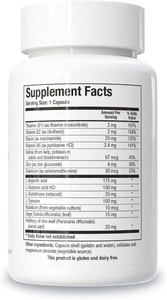 Biotics Research Meda Stim Support Endocrine Function, Nutritional Support For The Thyroid Gland, Healthy T3, T4, Thyroxine Levels, Metabolic Health, Contains Iodine, Selenium, Magnesium, 100 Capsules