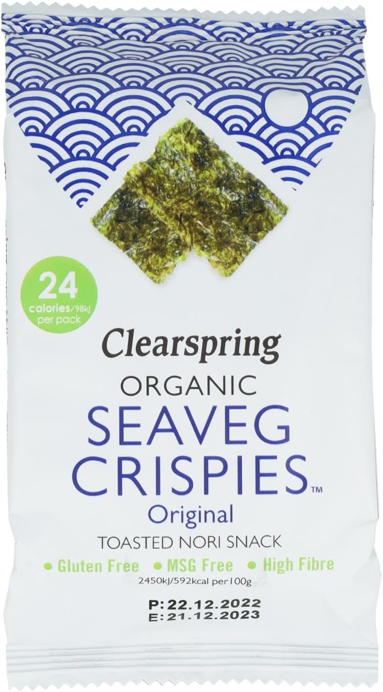 Clearspring Organic Seaveg Original Crispies, 0.010999 Kg