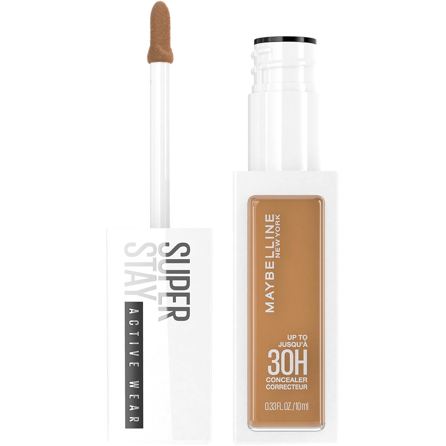 Maybelline Super Stay Liquid Concealer Makeup, Full Coverage Concealer, Up To 30 Hour Wear, Transfer Resistant, Natural Matte Finish, Oil-Free, Available In 16 Shades, 01, 1 Count