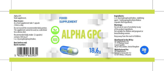 Hepatica Alpha Gpc Choline 500Mg Per Serving – 60 Vegan Capsules | High-Strength Brain, Memory & Cognitive Support | 3Rd Party Lab Tested | No Fillers Or Bulkers | Gluten-Free, Non-Gmo