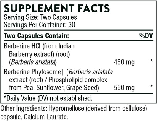 Thorne Metabolic Support Bundle: Berberine and Chromium Picolinate for Balanced Wellness - 30 Servings