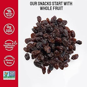 Sun-Maid California Sun-Dried Raisins & Vanilla Yogurt Coated Raisins (6 Pack) Snack-Size Box - Dried Fruit Snack For Lunches And Snacks